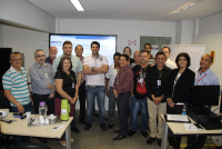 Fabiano e servidores inscritos no treinamento