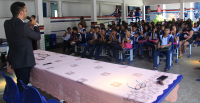 Alunos recebem informações do Programa TRT na Escola