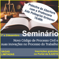 Jurista renomada nacionalmente, Ada Pellegrini Grinover ministra palestra no TRT-MA, nesta quinta-feira (1º/12)