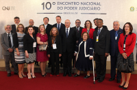 Presidentes do TST e dos TRTs premiados pelo CNJ.