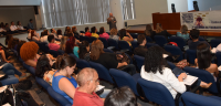 Público no Auditório Professor Ari Rocha na 2ª Jornada do Trabalho Seguro
