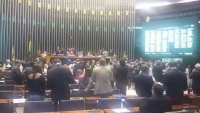 Sessão Plenária do Congresso Nacional para votação da LOA 2017 (15/12).