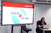 A gestora de comunicação social apresenta campanha para 2017