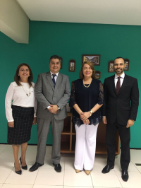 Corregedora do TRT-MA recebe visita de assessoria jurídica da Caixa