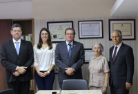 Antonio DinoTavares, Taís Portelada, desembargador Gerson, Enide Dino e Carlos Nina