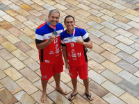 Marcos (prata) e Allan (bronze) dividiram o pódio na modalidade 50m borboleta.