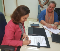 Diretor da EJud16 assina memorando de entendimento com a reitora da UFMA