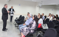 Servidores e convidados prestigiaram o evento.