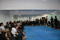 Curso de defesa pessoal teve mais de 20 mulheres inscritas
