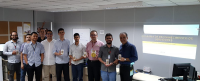 Premiados e demais servidores da SIC juntamente com Danilo e Cláudio, coordenador da CTIC