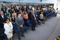 Solenidade contou com a participação de magistrados, servidores, advogados, autoridades de outras instituições, estagiários e terceirizados