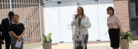 Em seu discurso, desembargadora Solange Cordeiro destacou melhoria da estrutura física do Fórum