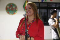 Desembargadora Solange elogiou a equipe que organizou o Arraial TRT16