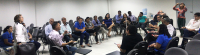 Ércio também compartilhou informações com servidores e terceirizados no Fórum Astolfo Serra, sede das VTs da capital