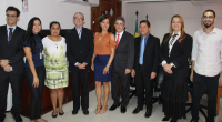 Colegas e familiares participaram da posse do Euvaldo.