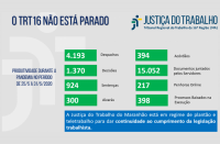 Produtividade em trabalho remoto da Justiça do Trabalho no Maranhão passa de 180 mil atos processuais