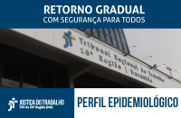 Imagem relativa à notícia sobre questionário acerca do perfil epidemiológico de magistrados, servidores e estagiários