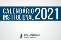 Calendário Institucional 2021.