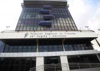 Imagem da fachada principal do prédio-sede do TRT-MA
