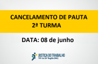 Imagem com marca do Tribunal e informando data 8 de junho