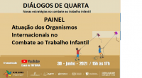 Imagem informando o horário do painel das 15 horas às 17 horas de hoje quarta-feira