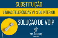 Imagem referente à notícia sobre a troca de telefones das Varas do Trabalho no interior do Maranhão