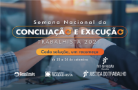 Imagem referente à notícia sobre a Semana Nacional de Conciliação e Execução Trabalhista