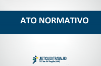 Imagem com marca do Tribunal e dizeres Ato Normativo