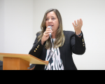 Juíza Liliana abriu o seminário e falou sobre casos de racismo na atualidade