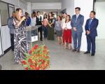 Desembargadora presidenta discursa nas inaugurações da Secretaria do Tribunal Pleno e da Sala de Convivência.