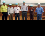 Luiz Sales (E), Leonildo Santos, Paulo Sérgio Almeida, juiz Jaime Araújo, Celma de Fátima e César Macau