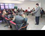 Juiz James Magno Araújo Farias faz a abertura da oficina