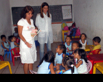 Dentistas do TRT orientam as crianças sobre prevenção de cáries