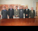 Na foto, Evandro de Souza, Gerson de Oliveira, Tadeu Palácio, Américo Bedê Freire, Luiz Cosmo e Inácio Araújo