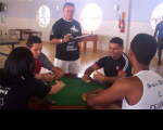 Atividades esportivas realizadas na Semana do Servidor, em 2006, no Sesc do Olho d´Água 