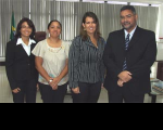 Júlio Guimarães, Des. Márcia Andrea Farias,  Elizabeth Menezes e Márcia Miranda