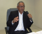 Desembargador Luiz Cosmo da Silva Júnior em audiência pública na Semana da Conciliação Meta 2