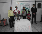 Pastor Melquíades (e), Padre Almir, servidora Elaine e o juiz Bruno Motejunas