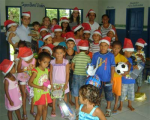 Magistrados e servidores da VT de Bacabal doam brinquedos a crianças de escola da área rural