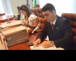 Juízes Gabriele Boumann e Fernando Luiz Duarte Barboza
