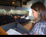 Desa. Márcia Andrea Farias destacou premiações e projetos realizados