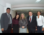 Desa. Ilka Esdra com representantes da OAB-MA