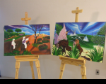 Obras de Charles Bilows abordam temas religiosos