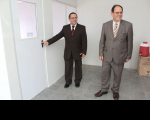 Desembargador James Magno e o juiz Carlos Alberto Zogbi Lontra
