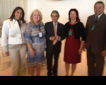 Stael Cavalcante, desembargadora Ilka Esdra, ministro Ayres Britto (STF), Júlia Gomes e juiz Manoel Veloso