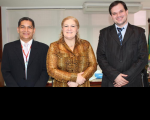 Desa. Ilka Esdra, com José Antônio Abreu e Efren Leite