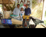 Allan Marques (d) entregou os instrumentos aos representantes da SAEM