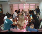 Desembargadora Ilka Esdra presidiu a audiência do dissídio