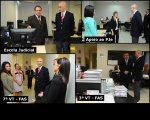 Ministro Ives Gandra Filho visitou a Escola Judicial e FAS