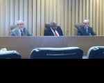 Da esquerda para a direita: juiz Orlando de Alcântara, ministro Carlos Alberto e Delorgel Kaiser.